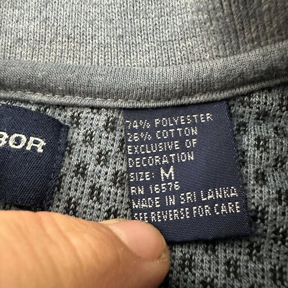 Safe Harbor Sportswear Long Sleeved Polo Shirt Size M - Picture 7 of 8